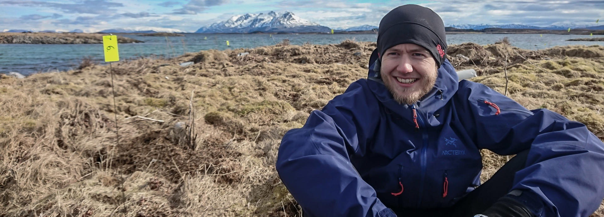 Sindre Lysfjord Sommerli er stipendiat ved NTNU og kartlegger vånd for Senter for biodiversitetsdynamikk (CBD). // Foto: Henrik Pärn