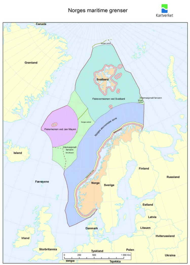 Norges Maritime Grenser Kartverket