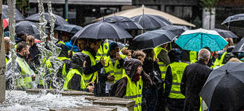 Akademikerne streiket i Oslo kommune under lønnsoppgjøret i mai 2019 miniatyr