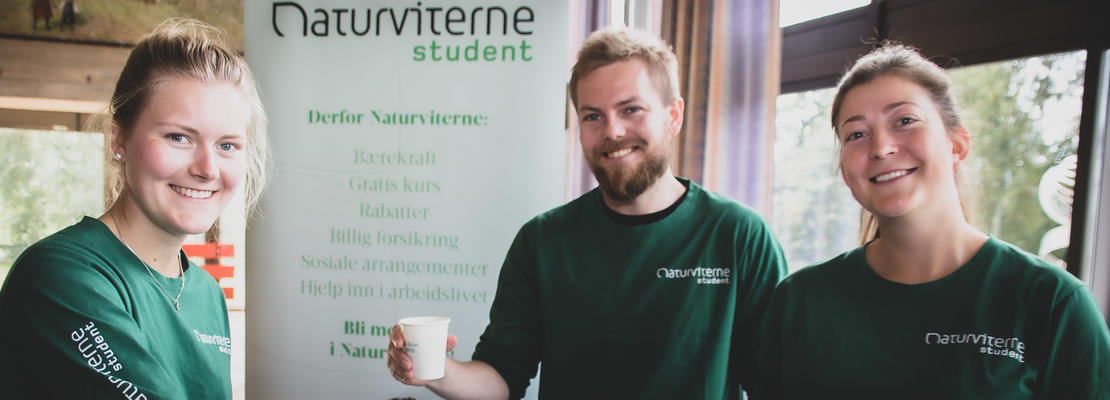 Naturviterne student hjelper sine medlemmer på universitetene i Norge