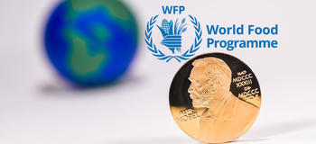 Naturviterne gratulerer Verdens matvareprogram med Nobels fredspris 2020