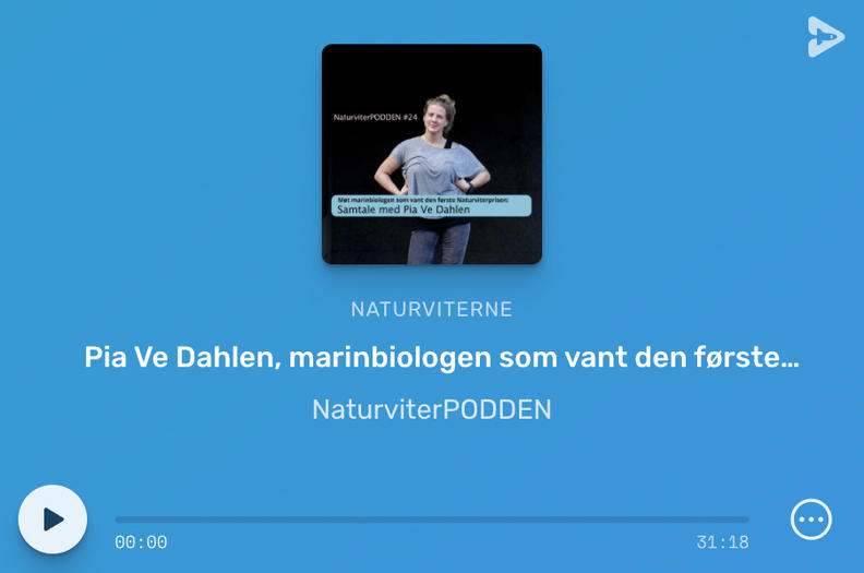 Pia Ve Dahlen, marinbiologen som vant den første Naturviterprisen