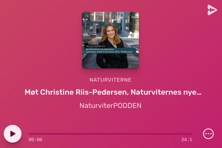 Møt Christine Riis-Pedersen, Naturviternes nye studentleder