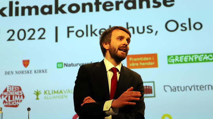 Næringsminister Jan Christian Vestre kommer til Broen konferansen (foto: Anders Skrede/Naturviterne)