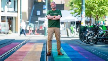 Morten Wedege, forbundsleder i Naturviterne: Regnbuen er viktigere enn noen gang // Foto: Eivind Nilsen